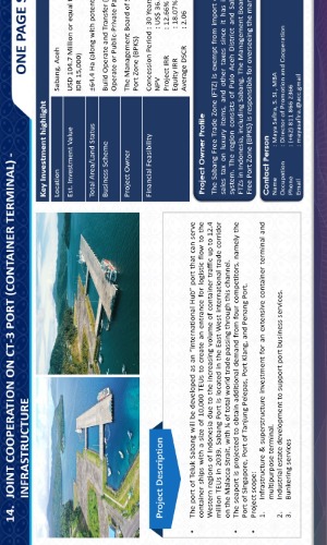 Joint Cooperation on CT-3 Port (Container Terminal)